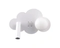 Nubelo - kinkiet 15 cm okrągły LED 3 W minimalistyczny nowoczesny biały  - Lampy wewnętrzne - Iluminar