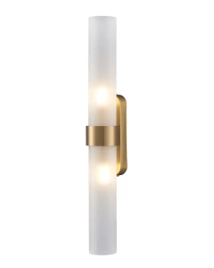 Fondi Slim - kinkiet 42 cm cylindryczny minimalistyczny nowoczesny złoty