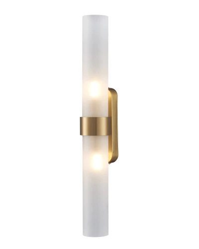 Fondi Slim - kinkiet 42 cm cylindryczny minimalistyczny nowoczesny złoty  - Lampy wewnętrzne - Iluminar