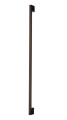 Handa - kinkiet 80 cm liniowy LED 8 W minimalistyczny nowoczesny czarny  - Lampy wewnętrzne - Iluminar