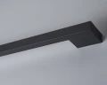 Handa - kinkiet 80 cm liniowy LED 8 W minimalistyczny nowoczesny czarny  - Lampy wewnętrzne - Iluminar