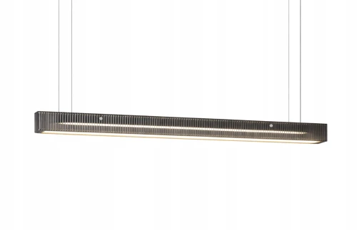 Darla - podłużna nowoczesna lampa nad stół 100 cm czarna   - Lampy wewnętrzne - Iluminar