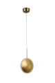 Bing - nowoczesna lampa LED mosiądz talerz 20cm  - Lampy wewnętrzne - Iluminar