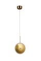 Bing - nowoczesna lampa LED mosiądz talerz 20cm  - Lampy wewnętrzne - Iluminar