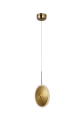 Bing - nowoczesna lampa LED mosiądz talerz 20cm  - Lampy wewnętrzne - Iluminar