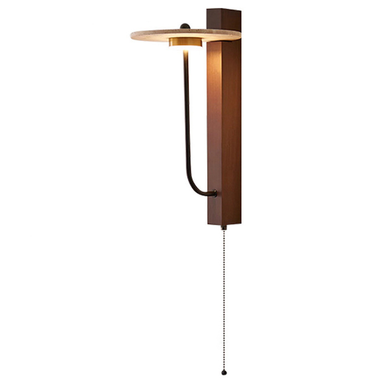 Strapatto – kinkiet 40 cm podłużny LED nowoczesny kamienny beżowy