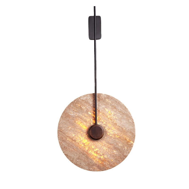 Travertino – kinkiet 75 cm podłużny LED nowoczesny kamienny beżowy